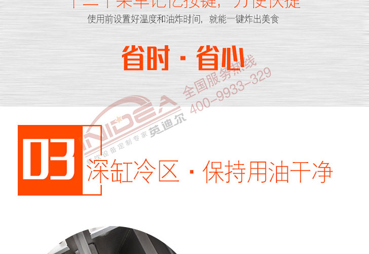 電腦版帶濾油車(chē)單槽炸爐IDZL-9-1T